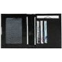 CreativDesign® ID-kaarthouder "SilverPaper" zwart