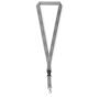 Afneembare polyester keycord met reflecterende overlay