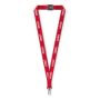 Polyester lanyard met reflecterende draden Polyester lanyard met reflecterende draden