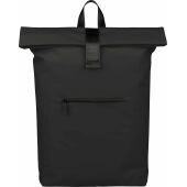 Gerecyclede PU-rugzak Naiya zwart Gerecyclede PU-rugzak Naiya zwart