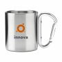 Carabiner RCS Outdoor Mug 220 ml mok - zilver