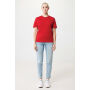 IQONIQ Sierra lichtgewicht gerecycled katoen t-shirt, rood (XL)