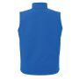 Gerecycleerde heren softshell-bodywarmer royal S