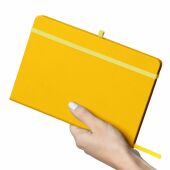 Gerecycled notitieboekje A5 Bloom - geel