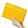 Gerecycled notitieboekje A5 Bloom geel