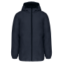 Unisex gerecyclede parka met capuchon Navy S