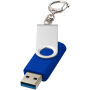 Rotate USB 3.0 met sleutelhanger - Koningsblauw - 16GB
