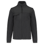 Fleecevest met afneembare mouwen heren Dark Grey 5XL