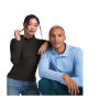 Estrella herenpolo met lange mouwen - Turquoise - 3XL
