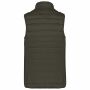 Ladies' lightweight sleeveless down jacket dark khaki XXL