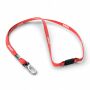 Polyester tubulaire keycord met metalen klem