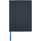 Alejandra A5 notitieboek met harde kaft van gerecycled gelamineerd leer - Oceaanblauw