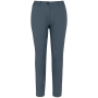 Ecologische enkellange chinobroek dames Mineral Grey 46 FR