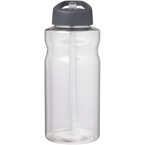 H2O Active® Big Base 1 litre spout lid sport bottle - Grey