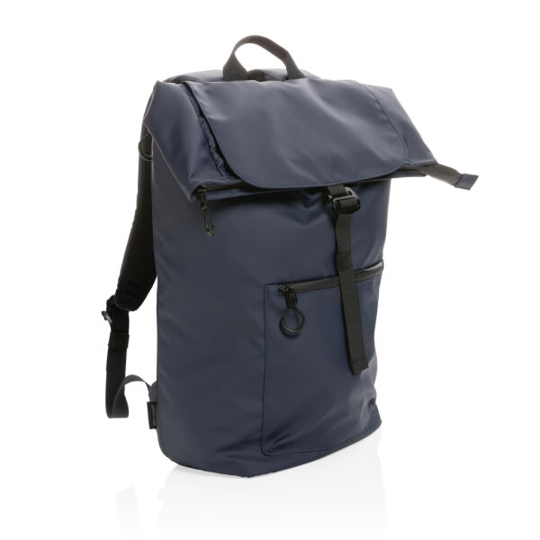 Impact AWARE™ RPET waterbestendige 15.6" laptoprugzak, donkerblauw Impact AWARE™ RPET waterbestendige 15.6" laptoprugzak, donkerblauw