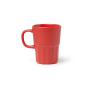 LUNGER keramische mok 450 ml - rood LUNGER keramische mok 450 ml - rood