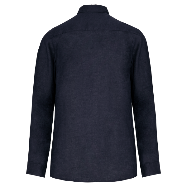 Chemise en lin homme Navy Blue XS Chemise en lin homme Navy Blue XS
