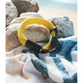 POLLY - Drijvende sleutelhanger polsband - Geel
