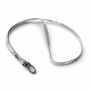 Polyester tubulaire keycord met metalen klem