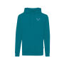 IQONIQ Jasper gerecycled katoen hoodie, verdigris (L)