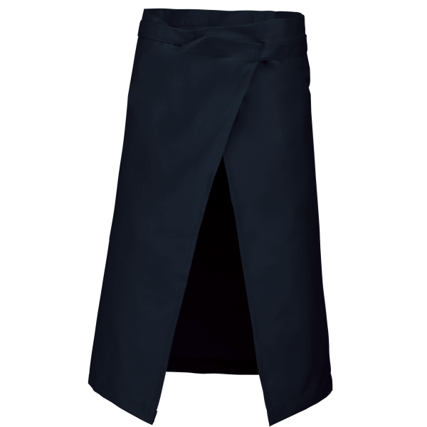 Polykatoen lang schort Navy One Size Polykatoen lang schort Navy One Size