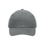 6 Panel Cap Heavy Cotton dark grey one size