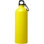 Oregon 750 ml RCS certified single wall stainless steel water bottle with carabiner - Yellow