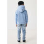 IQONIQ Yengo kids recycled katoen hoodie met steekzakken, sky blue (1112)