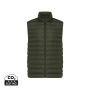 IQONIQ Meru heren gerecycled polyester bodywarmer, khaki (XXL)