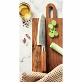 SLICE - Beukenhouten koksmes - Zilver