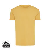 Iqoniq Bryce gerecycled katoen t-shirt, ochre yellow (XS)