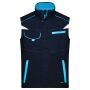 Workwear Vest - COLOR - navy/turquoise 6XL