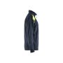 Sweatshirt bi-colour met halve rits Sweatshirt bi-colour met halve rits