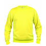 Basic R/N Sweater Vis Yellow XXL