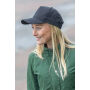 Impact AWARE™ 5 panel 190gr gerecycled katoenen cap, zwart