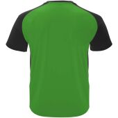 Bugatti unisex sportshirt met korte mouwen - Varen groen/Zwart - 2XL