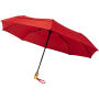 Bo 21” opvouwbare automatische gerecyclede PET paraplu - Rood