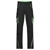 black/lime green