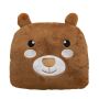 Kids Character Cushion Hooded Blanket, Brown Teddy, 2-4, Brand Lab