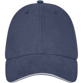 Darton 6 panel sandwich cap - Navy