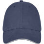 Darton 6 panel sandwich cap - Navy