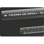Aluminium driehoeksliniaal zilver