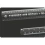 Aluminium driehoeksliniaal zilver
