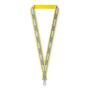 Polyester keycord met reflecterende overlay Polyester keycord met reflecterende overlay