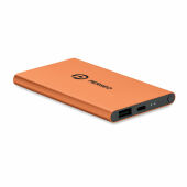 POWERFLAT C - 4000 mAh Power Bank Type C - Oranje