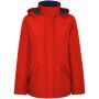 America gewatteerde parkajack voor dames - Rood - 3XL