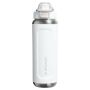 Stanley Classic Wellspring 710 ml recycled stainless steel insulated water bottle - White