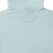 Iqoniq Trivor gerecycled polyester fleece hoodie, iceberg green (XXXL)