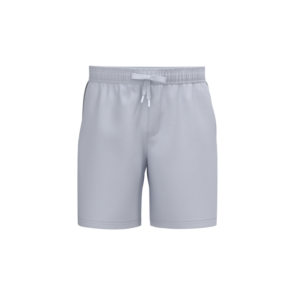 Tweekleurige herenshort White / Fine Grey L Tweekleurige herenshort White / Fine Grey L