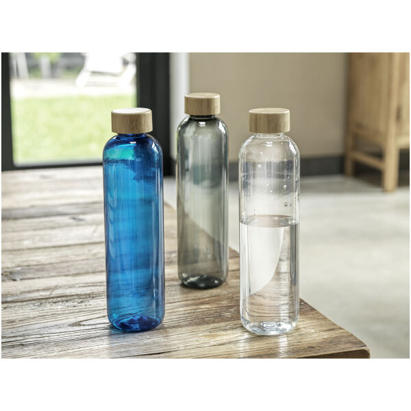 Ziggs 1000 ml recycled plastic water bottle - Blue